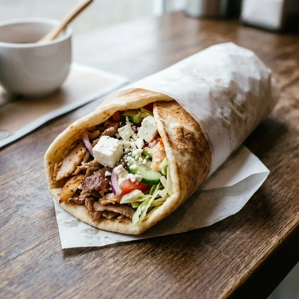 Durum kebab feta