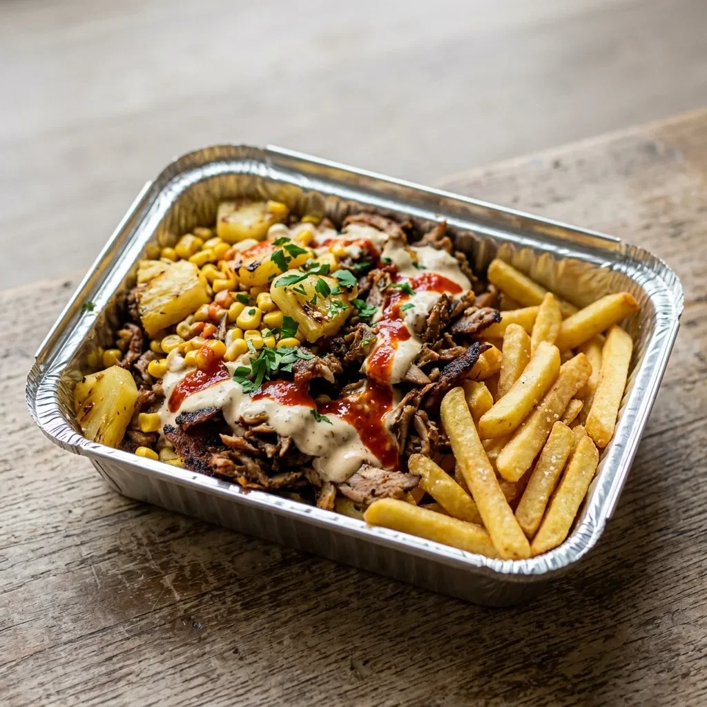 Schotel shoarma hawaï