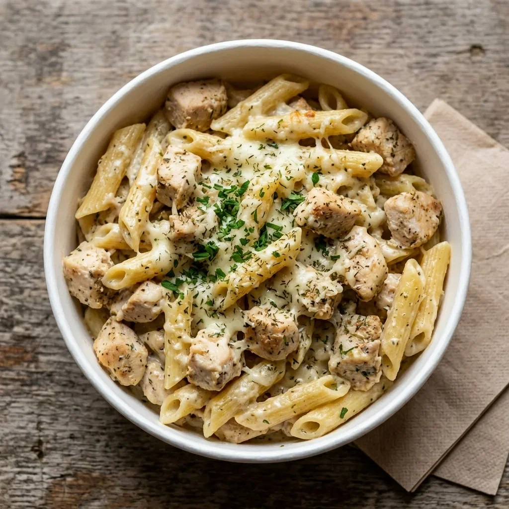 Pasta chicken boursin