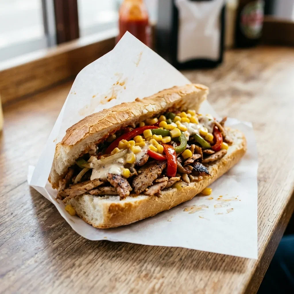 Broodje shoarma mexicano