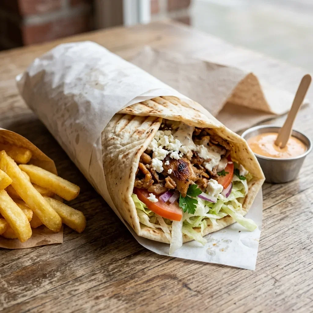 Durum shoarma feta