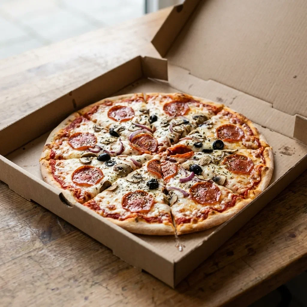 4de large pizza gratis