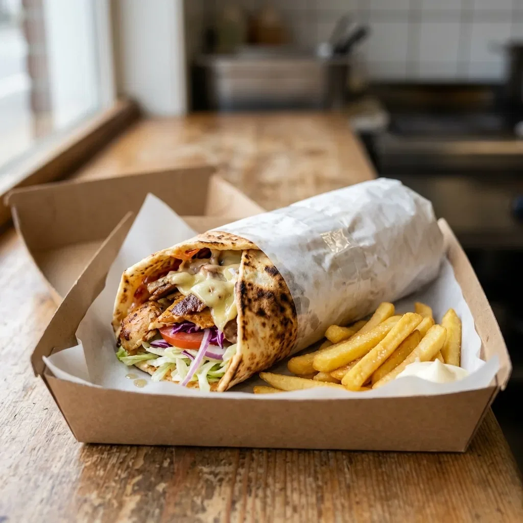 Durum kebab kaas