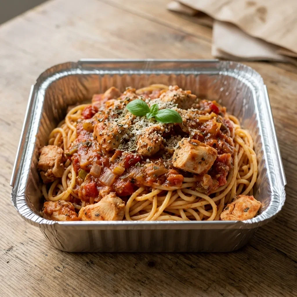 Spaghetti Chicken