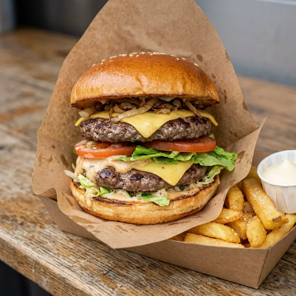 Dubbele Franse Hamburger