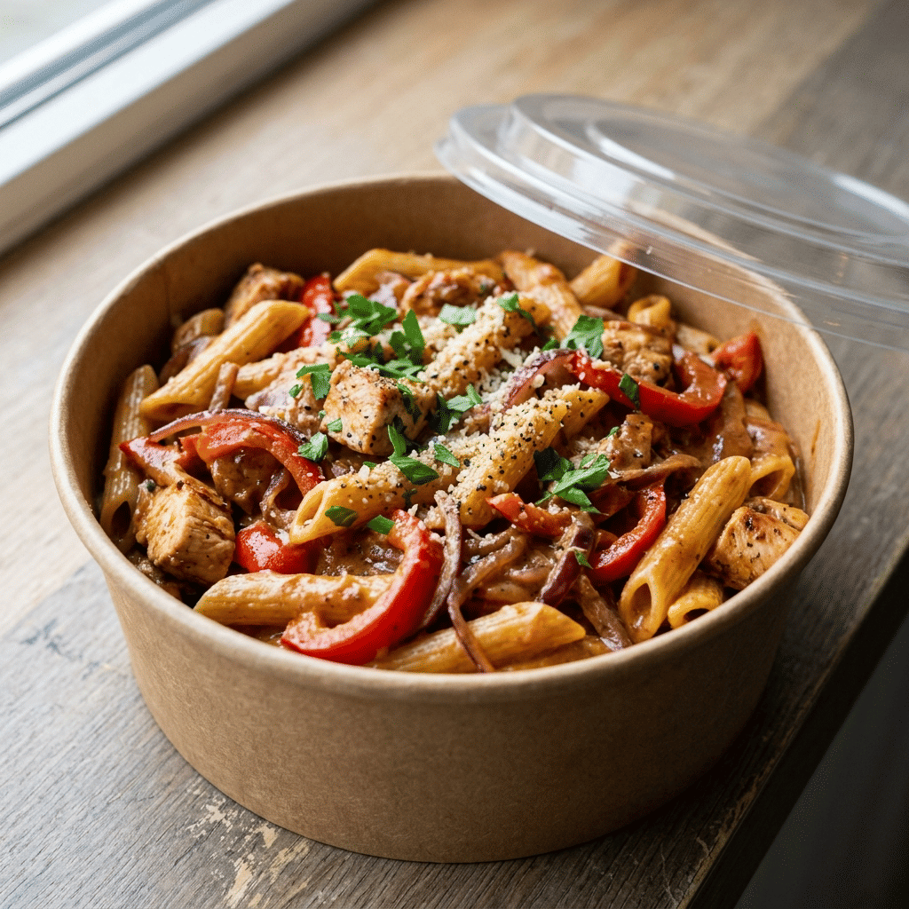 Pasta creamy bbq