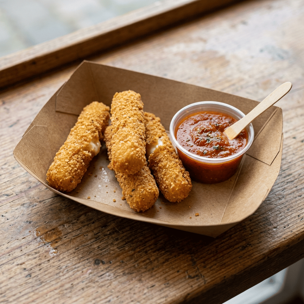 Mozzarella sticks 4 stuks