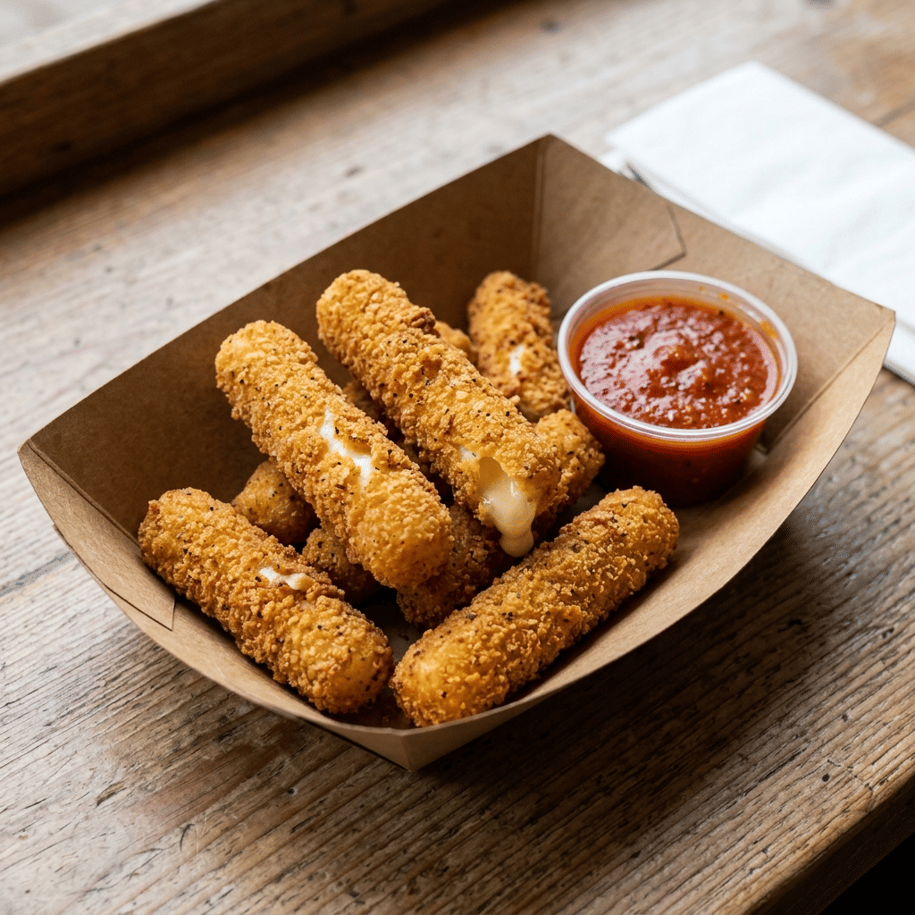 Mozzarella sticks 8 stuks
