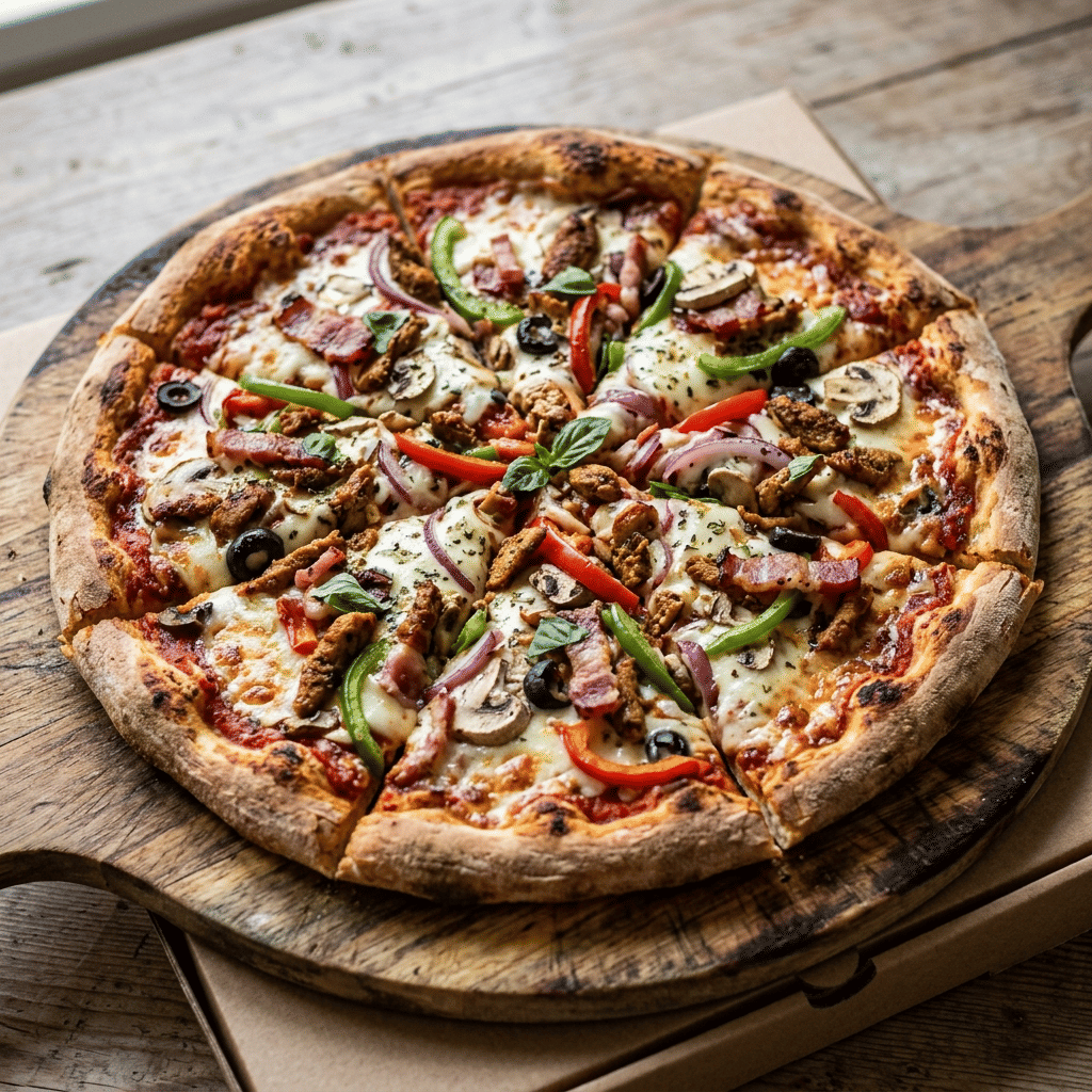 Stel zelf uw pizza samen large
