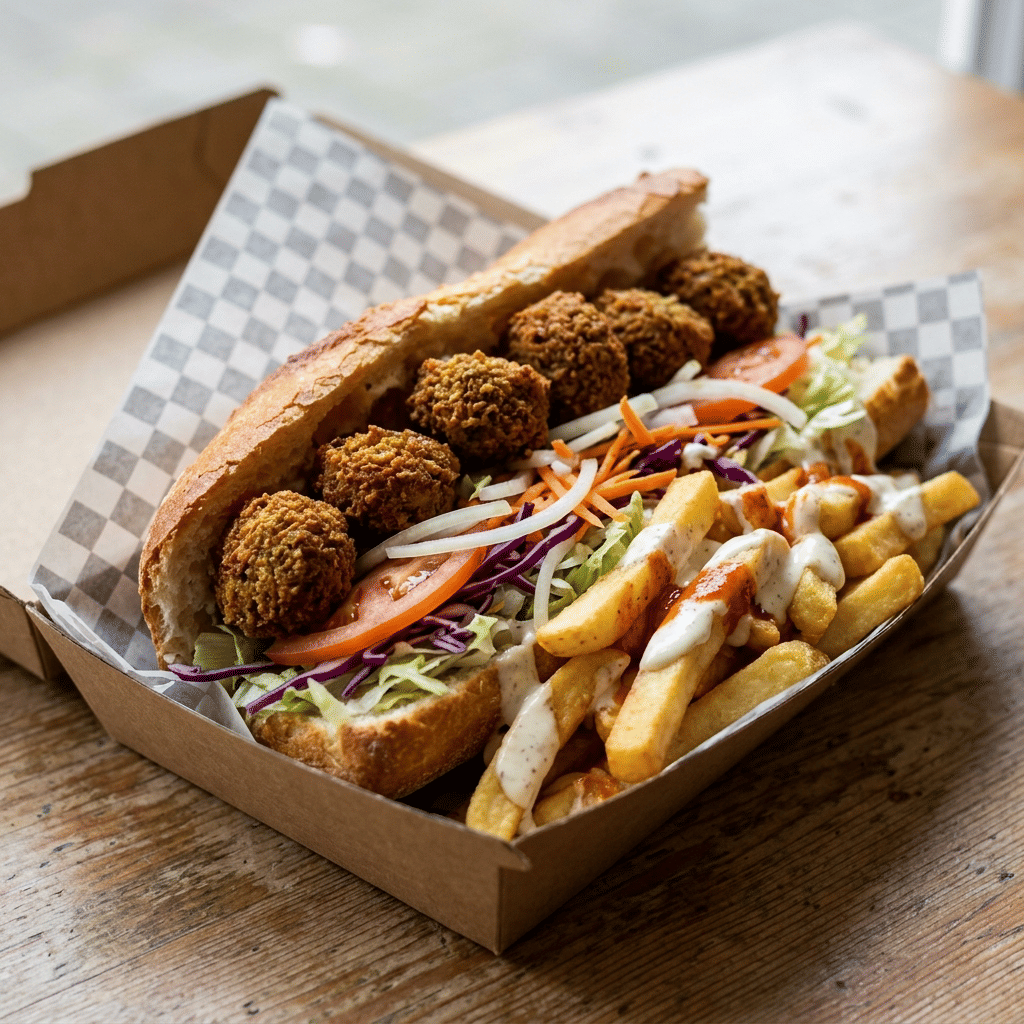 Frans brood falafel