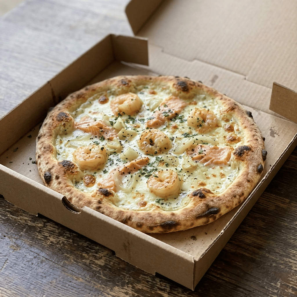 Creamy seafood small