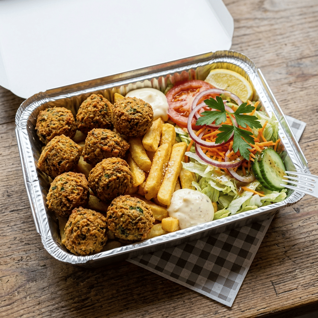 Schotel falafel groot