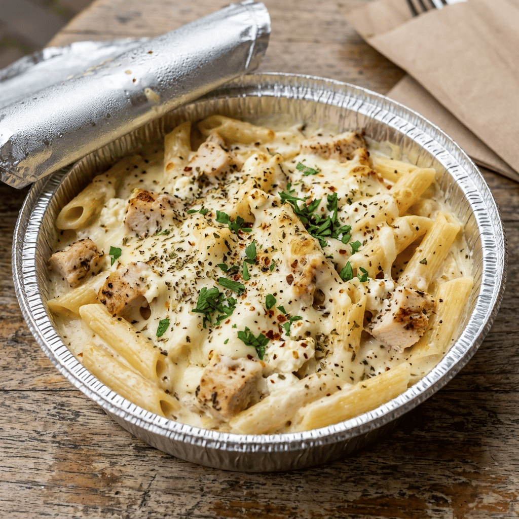 Pasta creamy cheese