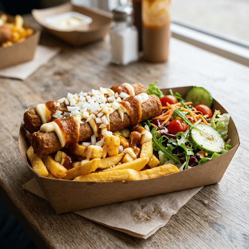 Schotel frikandel groot