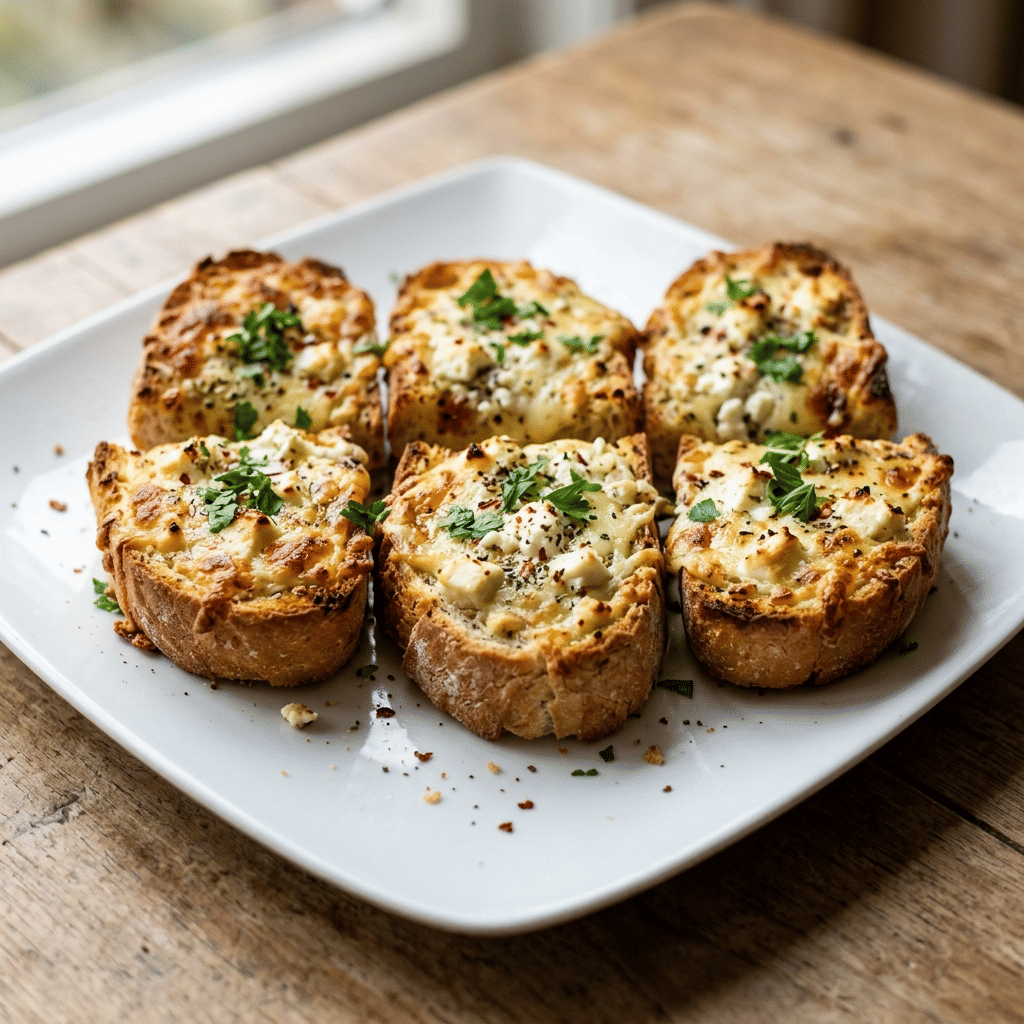 Lookbrood met kaas en feta