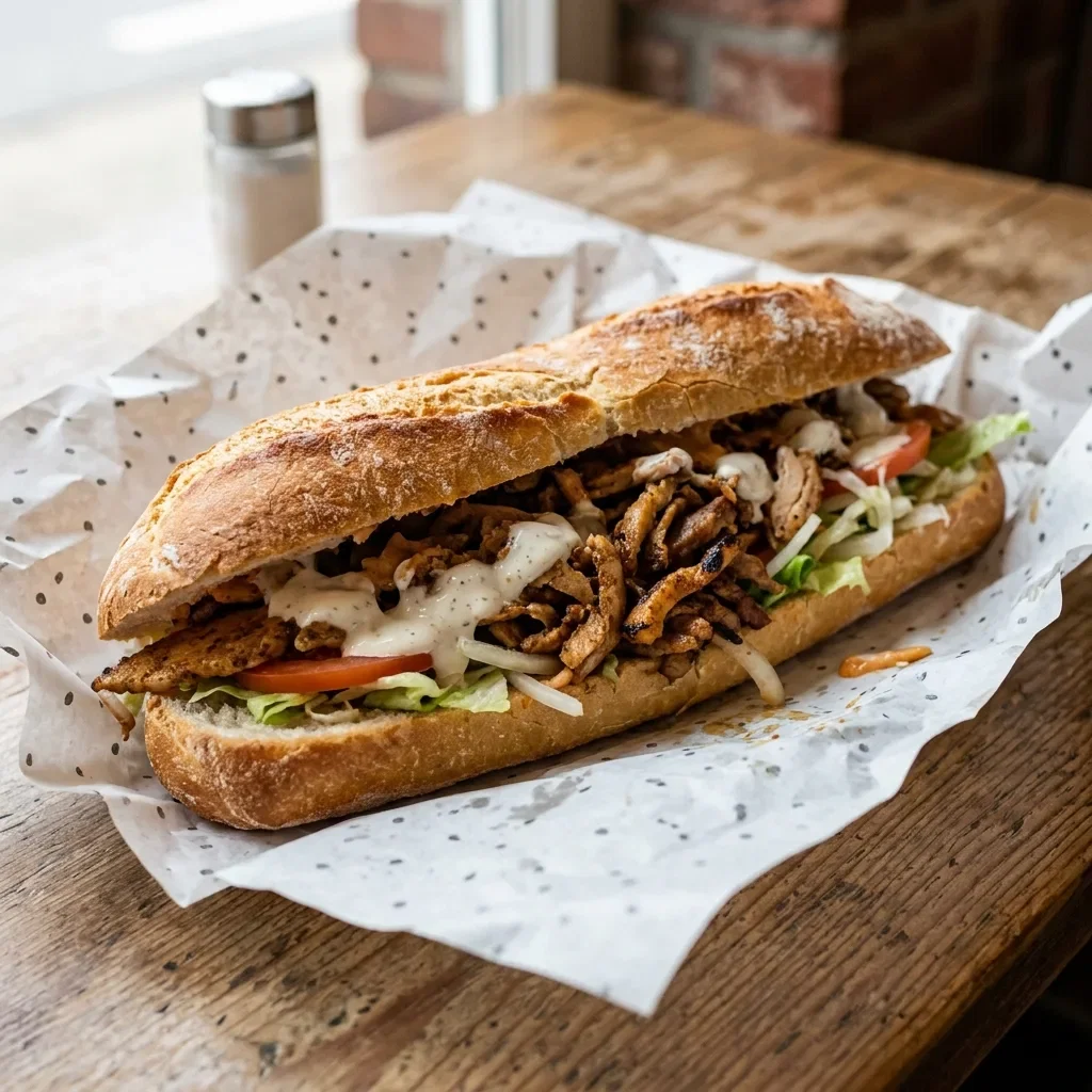 Fransbrood shoarma