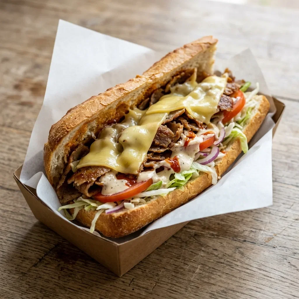 Broodje kebab kaas groot