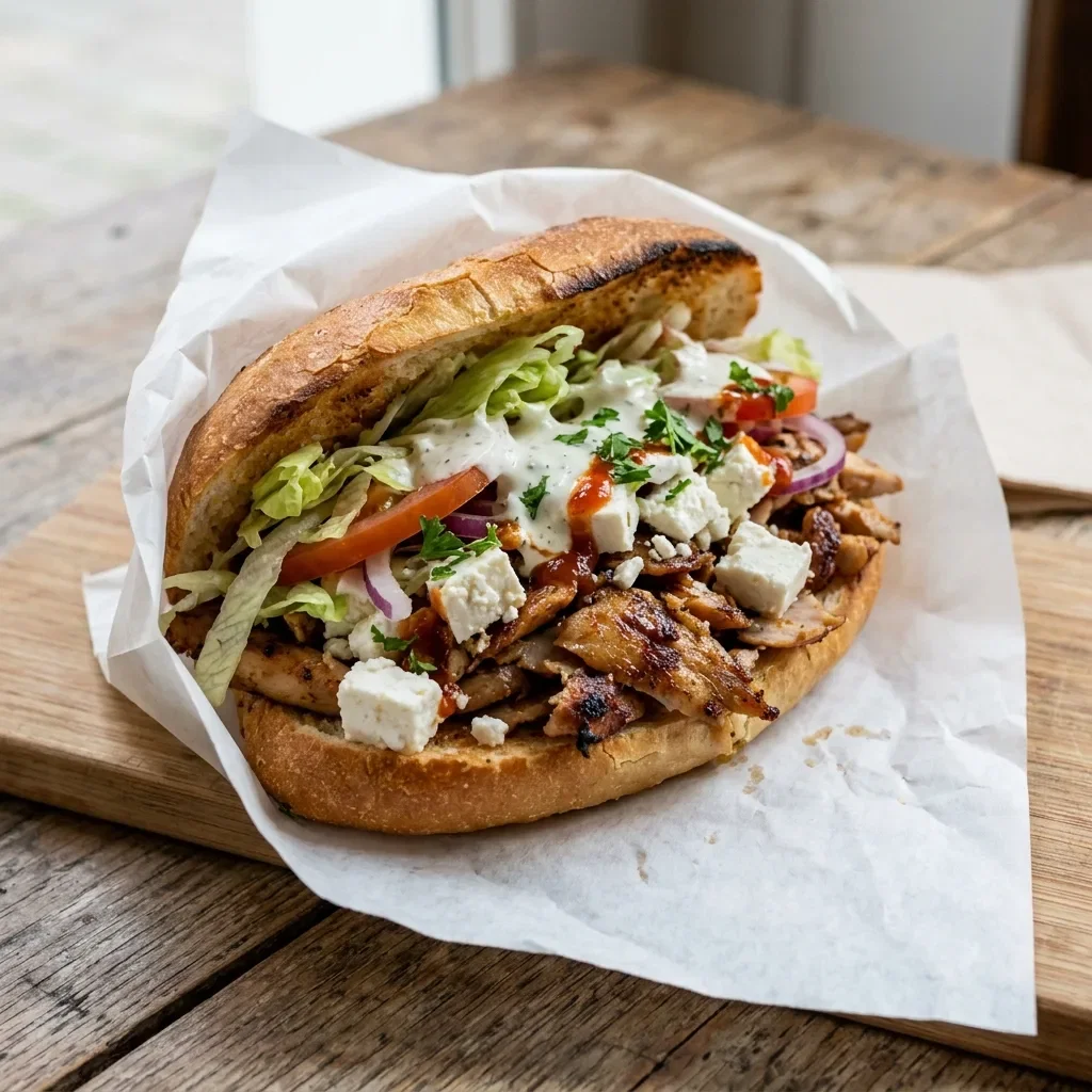 Broodje kebab feta groot