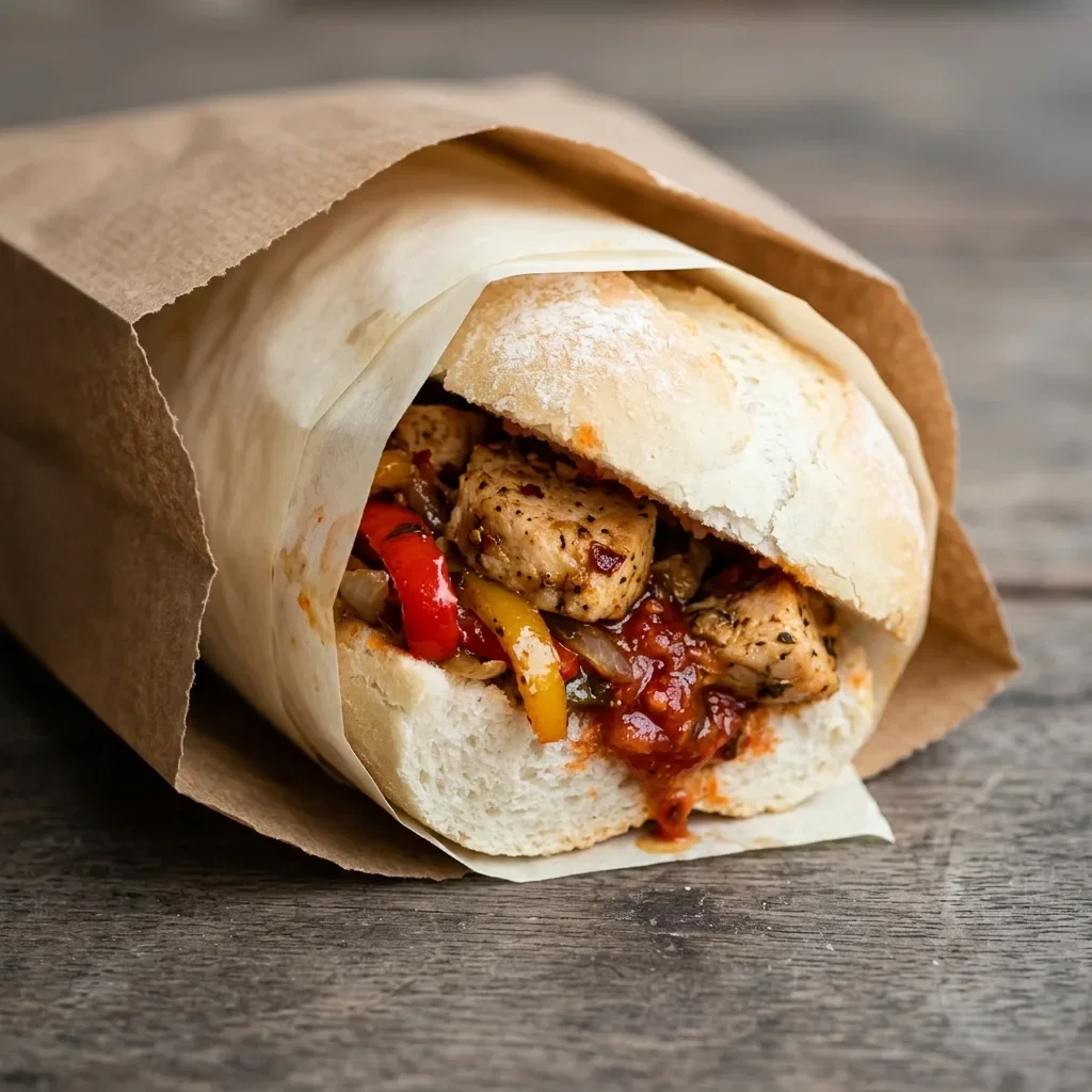 Broodje kipfilet mexicano