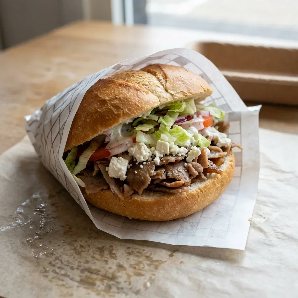 Broodje kebab feta