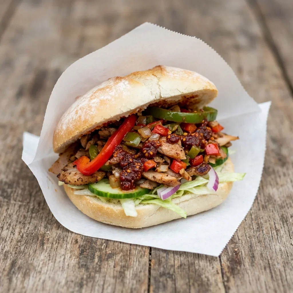 Broodje kebab mexicano