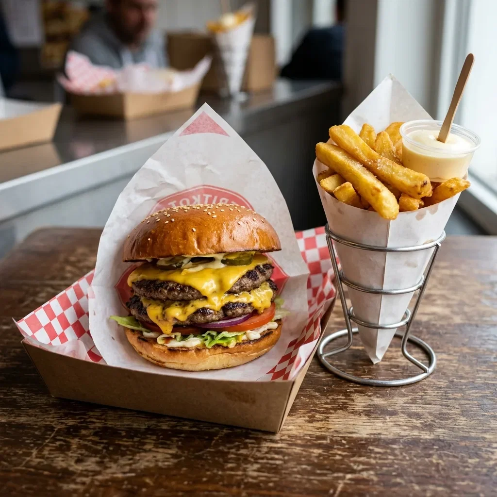 Double cheeseburger