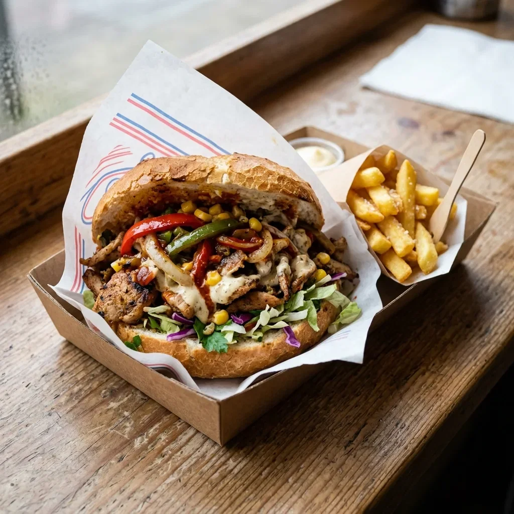 Broodje shoarma special groot