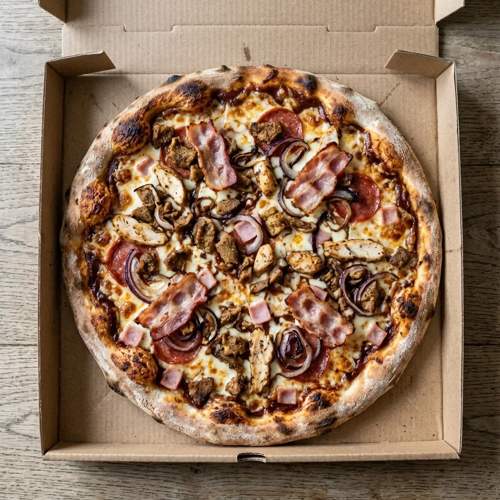 Pizza crispy bacon medium
