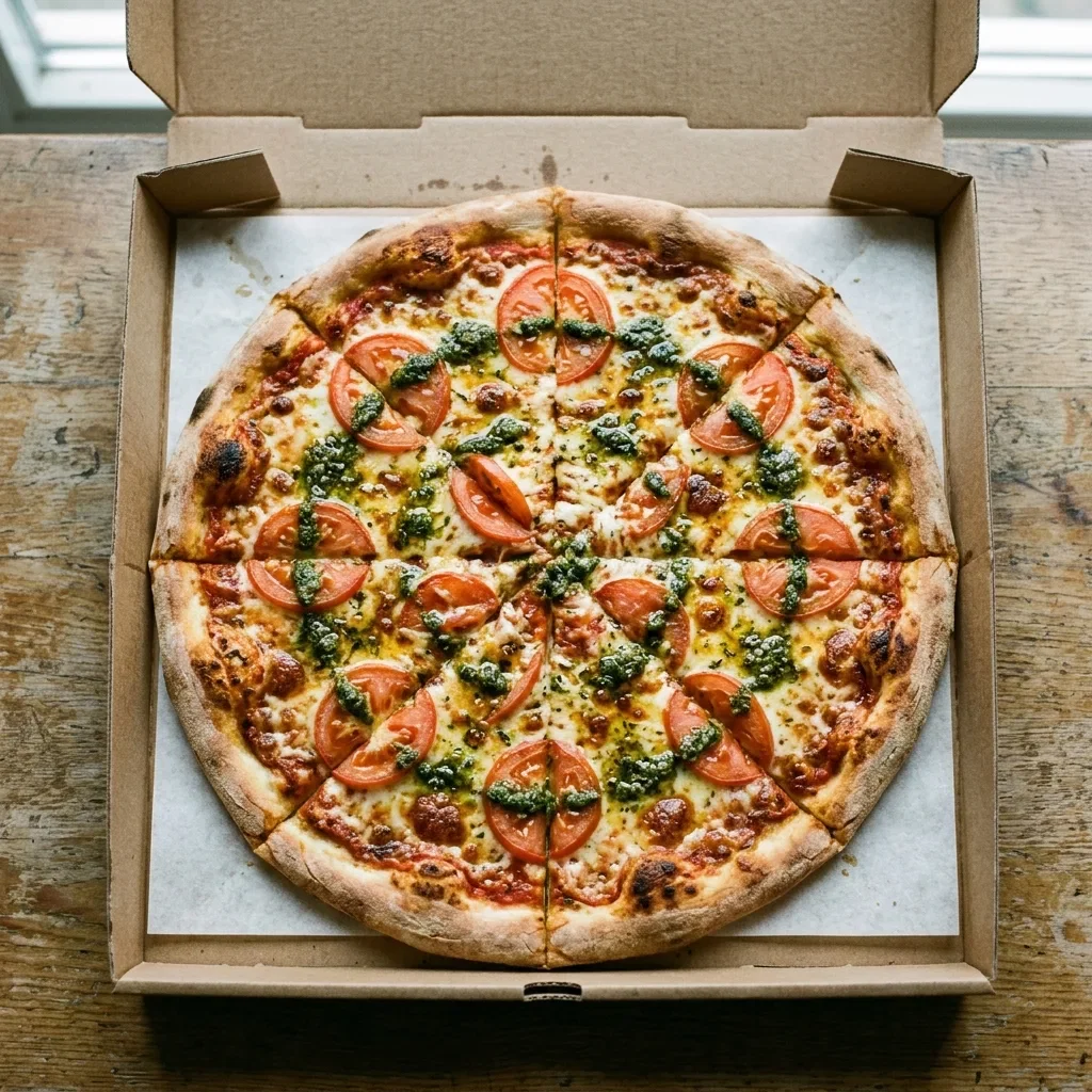 Pizza mozapesto large