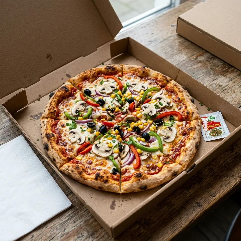 Pizza vegetariana medium