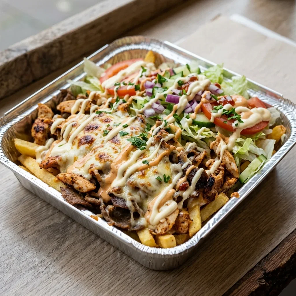 Kapsalon kip speciaal yaprak ( kalfsvlees)