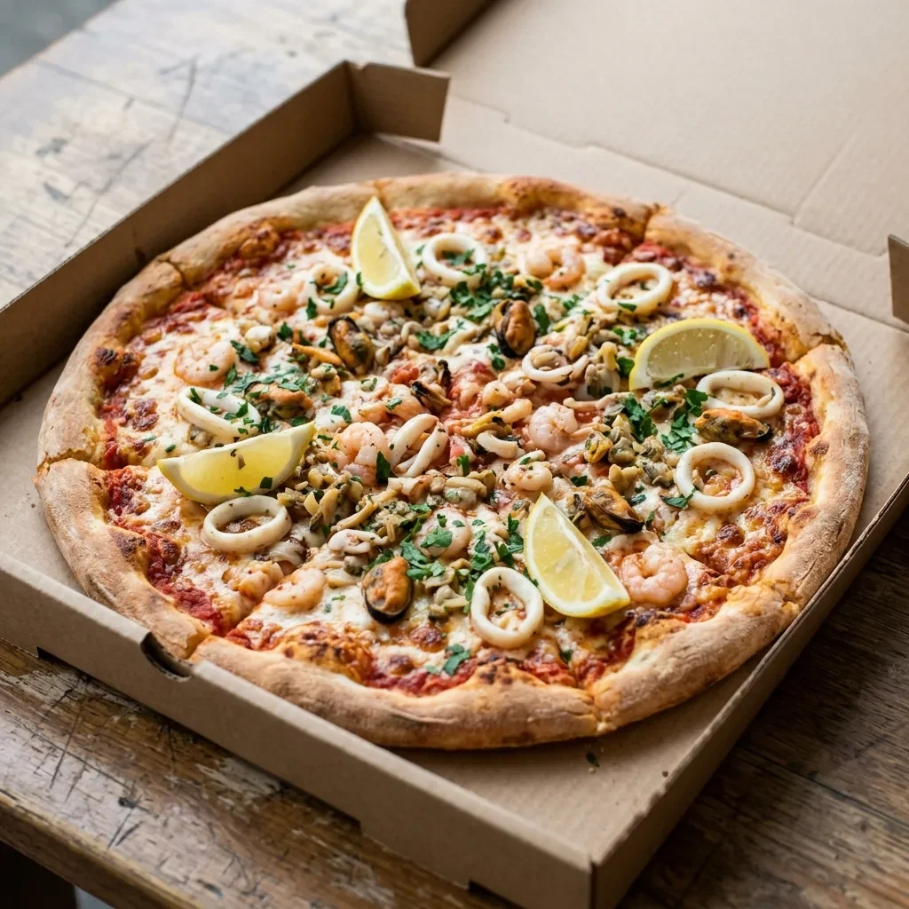 Pizza frutti di mare large