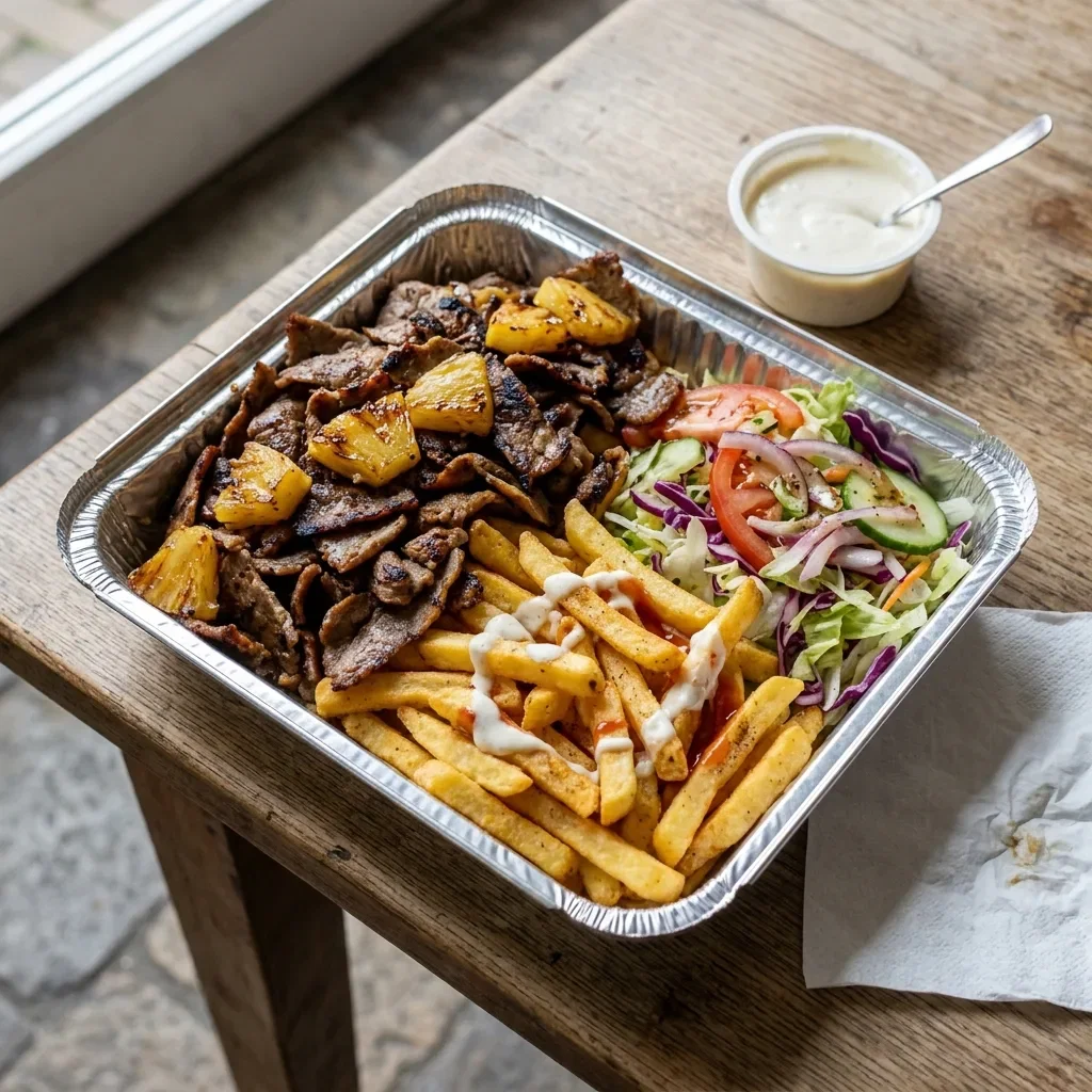 Schotel pita hawai yaprak ( kalfsvlees)