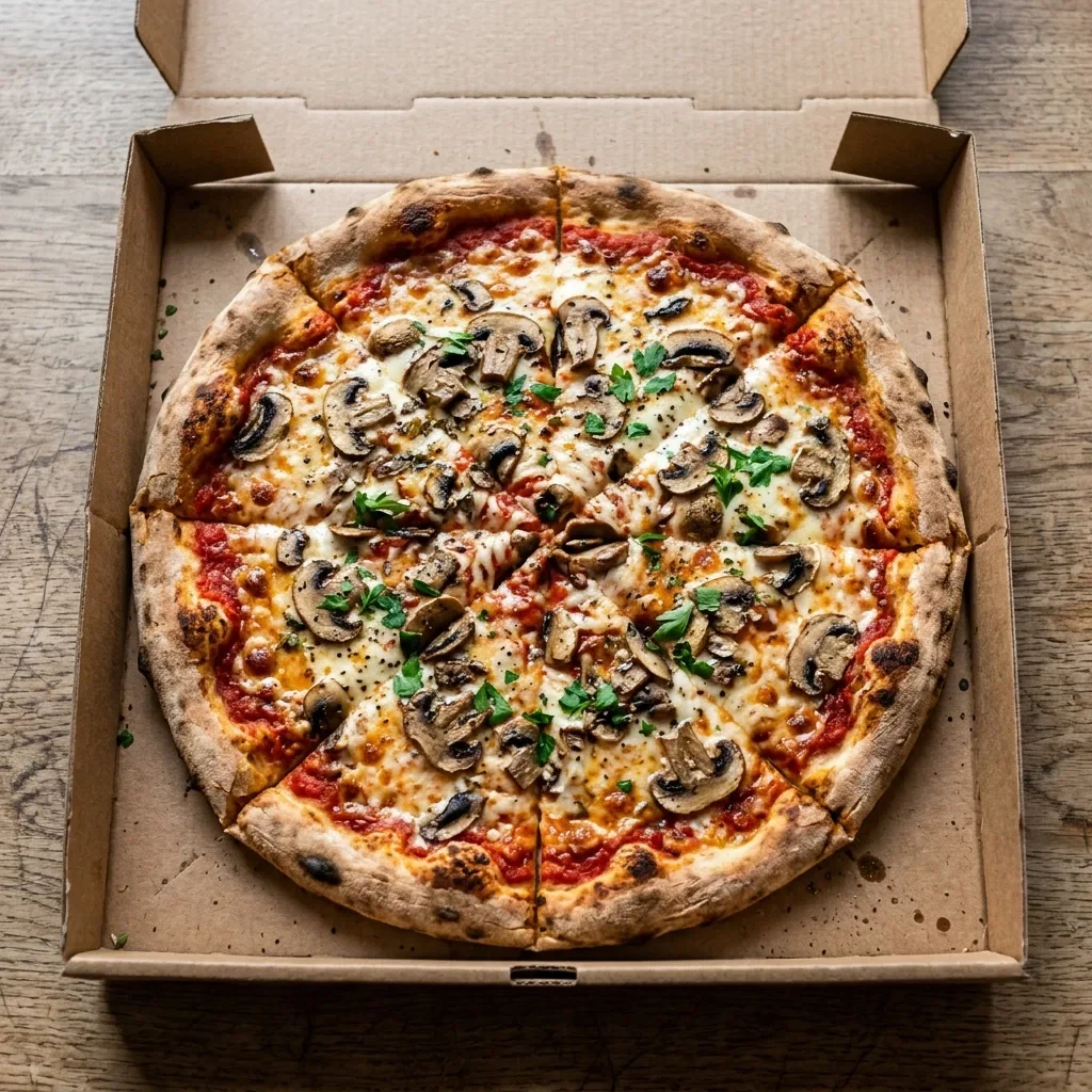 Pizza funghi large