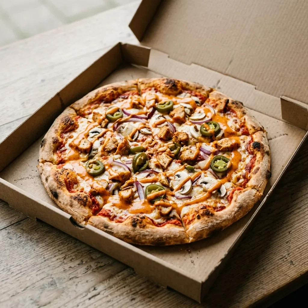 Pizza spicy chicken medium