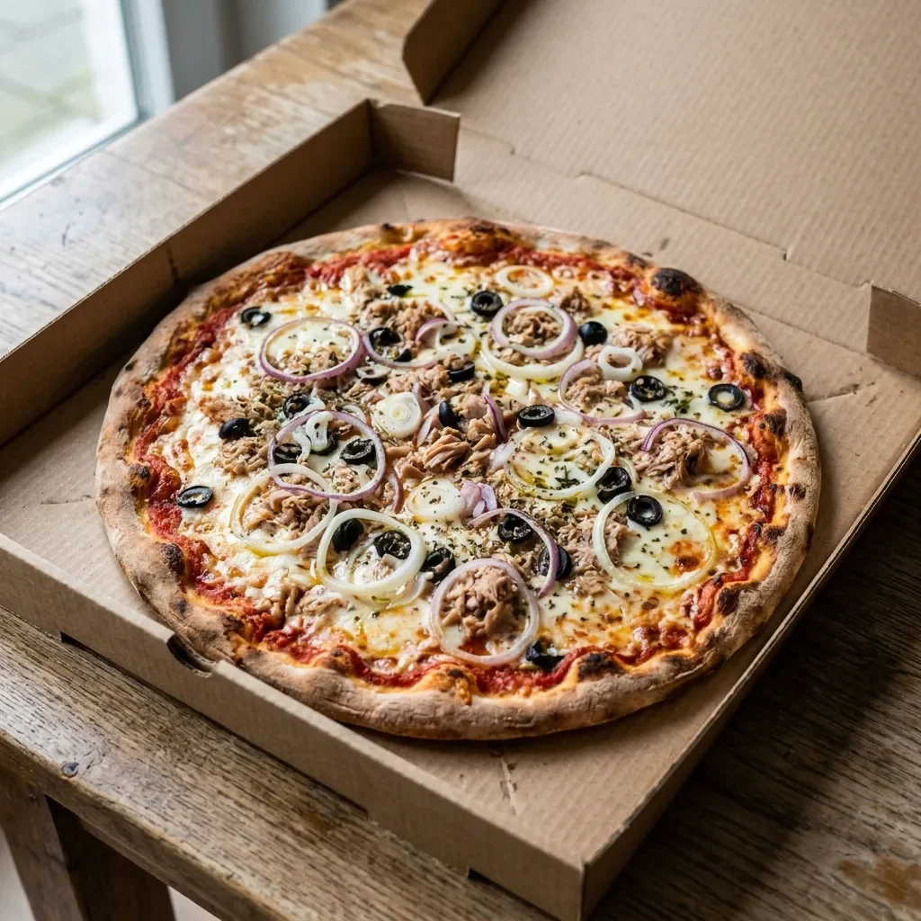 Pizza tonno medium