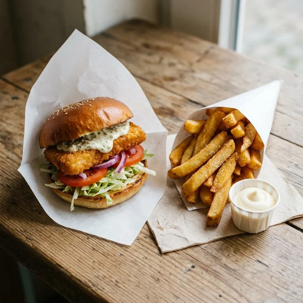 Fish burger