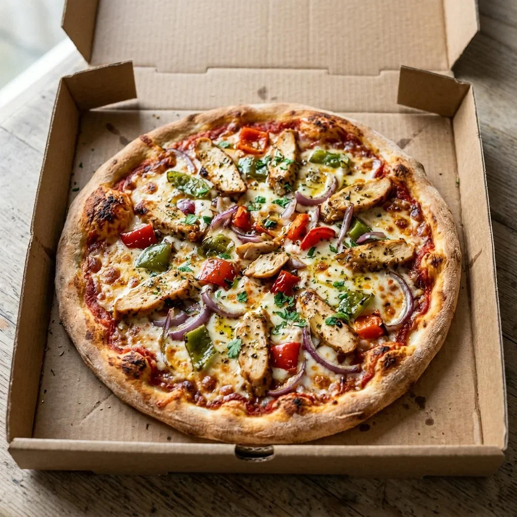 Pizza pollo medium