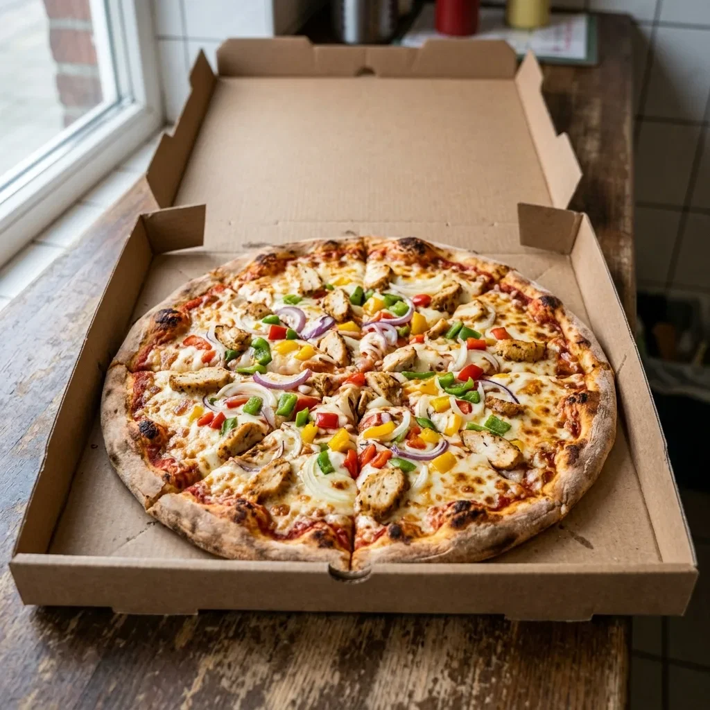 Pizza pollo large