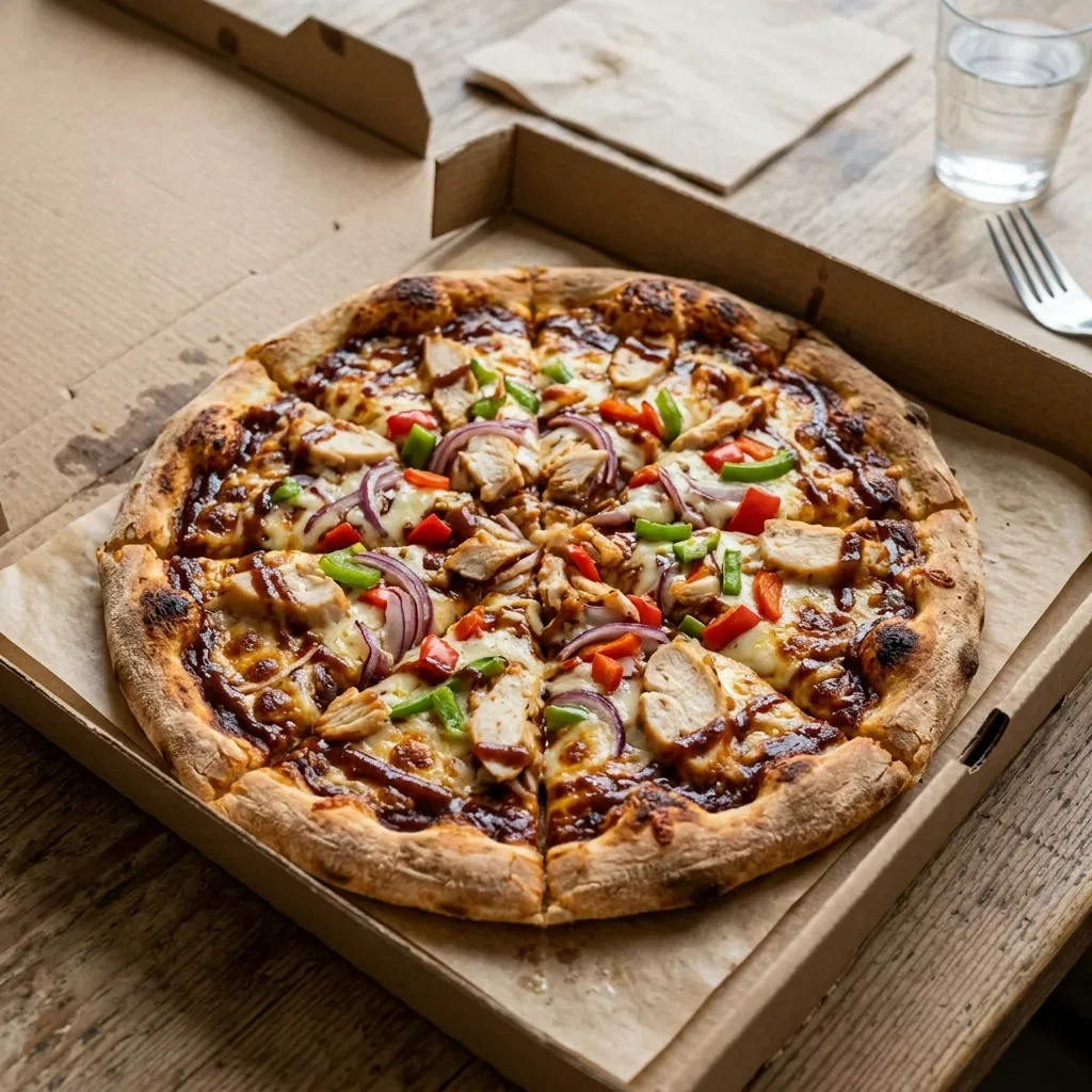 Pizza bbq chicken medium