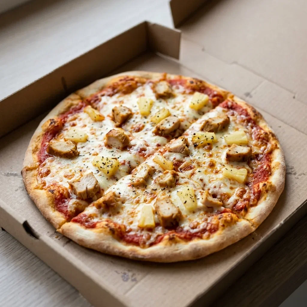 Pizza chicken hawai small
