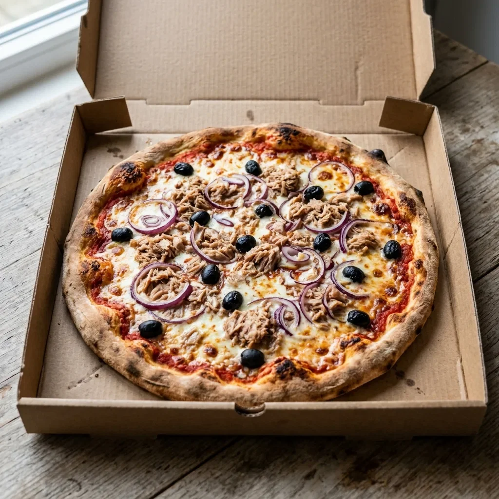 Pizza tonno large