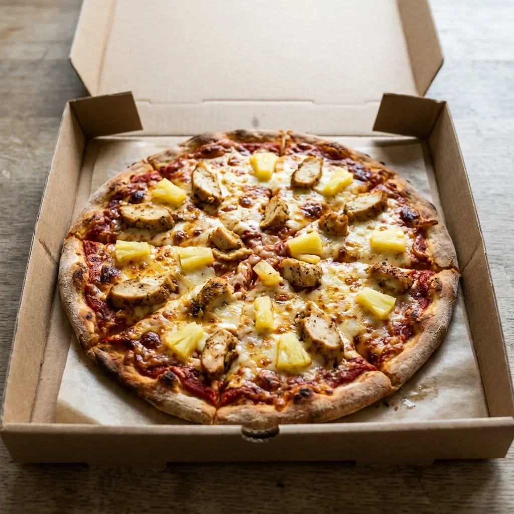 Pizza chicken hawai medium