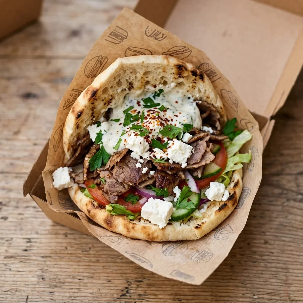 Pita feta yaprak ( kalfsvlees)