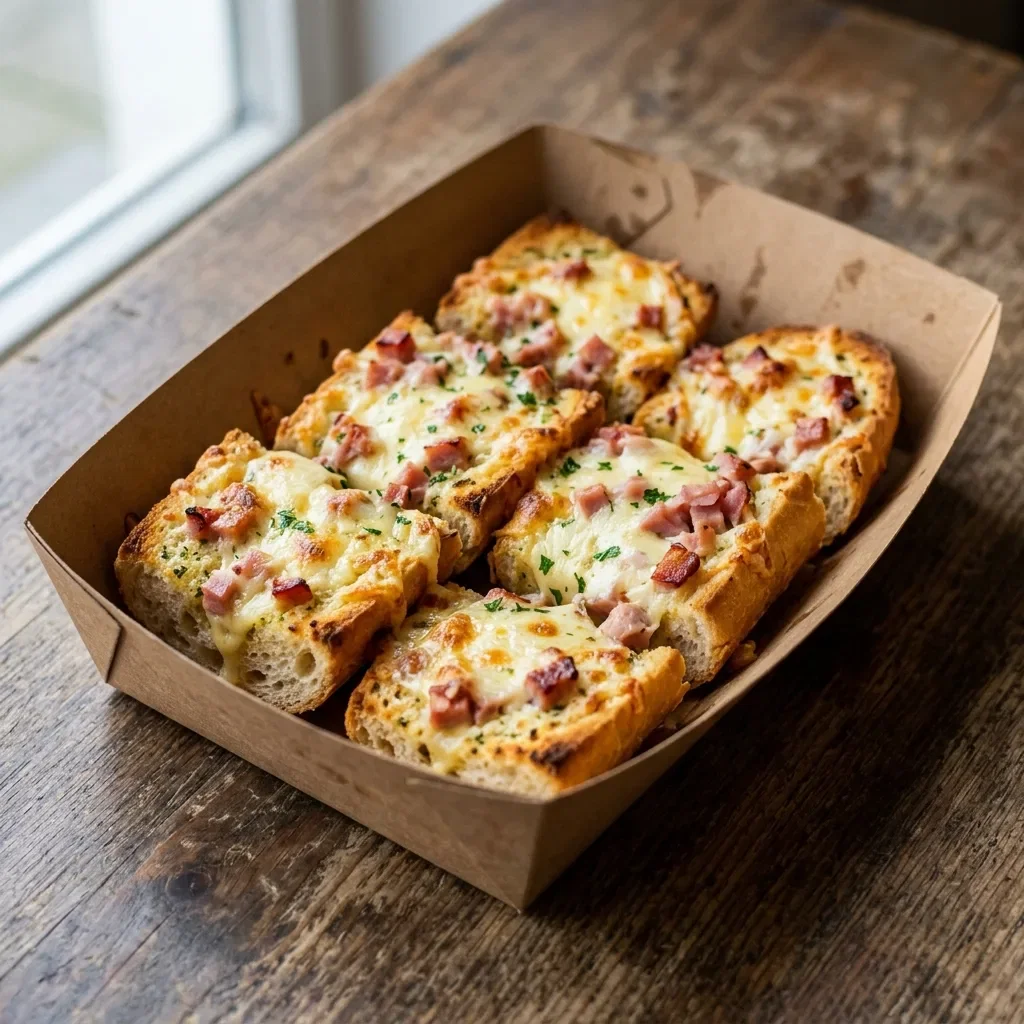 Lookbroodjes met kaas & ham