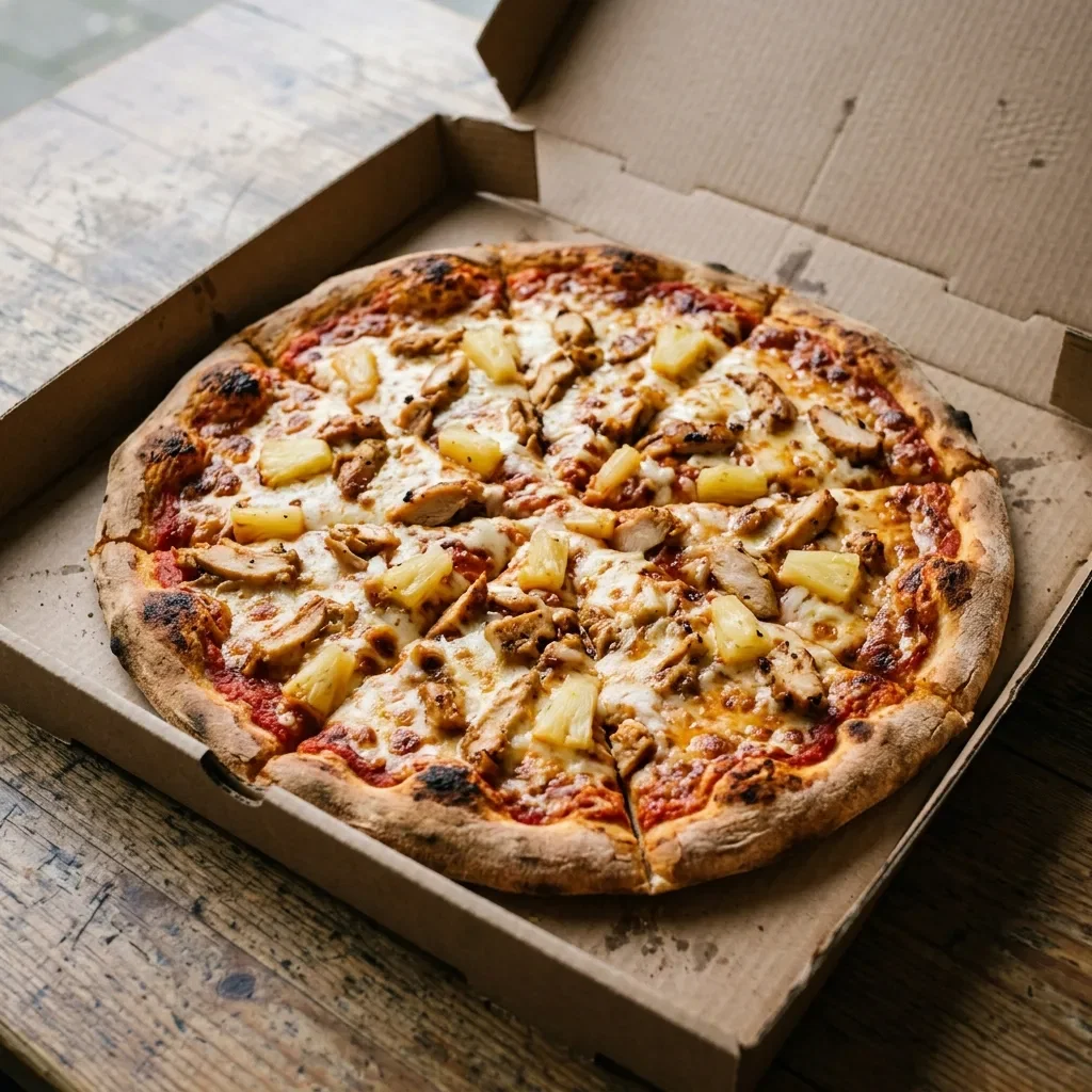 Pizza chicken hawai large