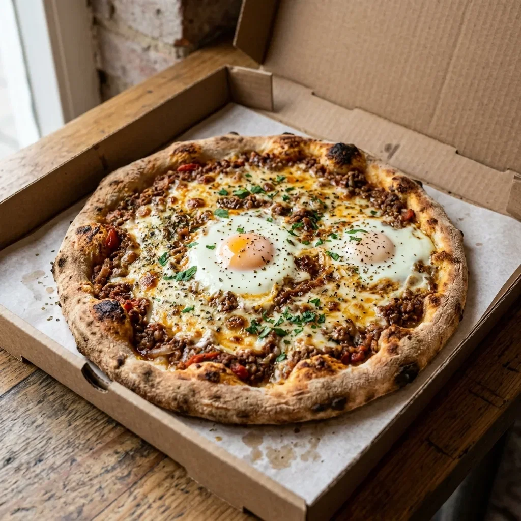 Pizza bolognaise medium