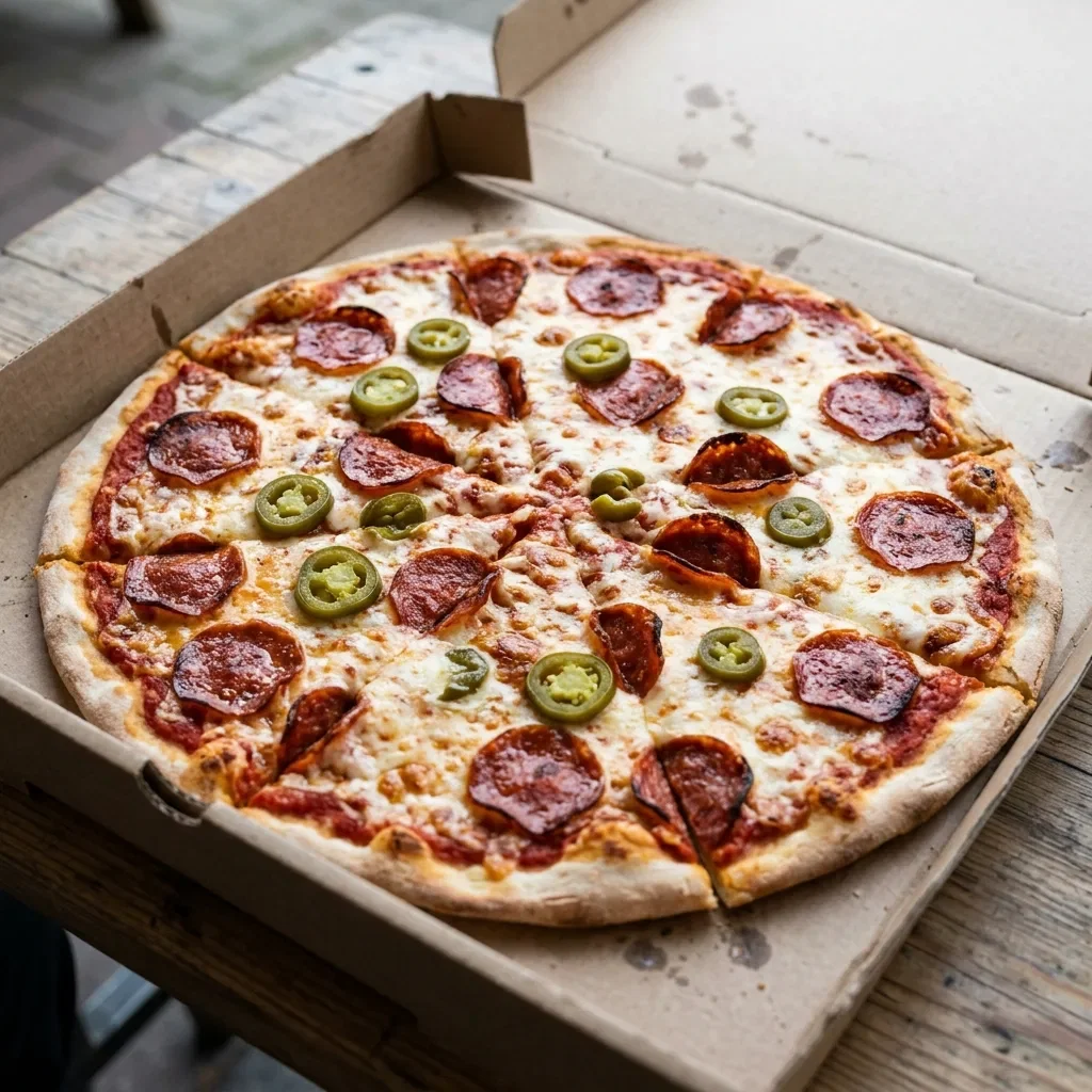 Pizza pepperoni large