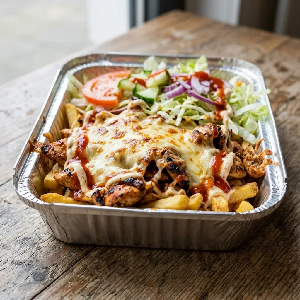 Kapsalon kip grill