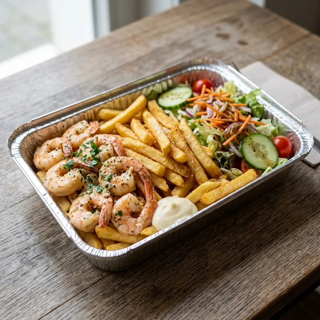 Scampi schotel